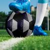 Pallone Calcio a 5 FFF Francia Colorato Cucito a Macchina PVC Misura 5 Pronto per Allenamento di Squadra Competizione Resistente Alta Rimbalzabilità Fantastico Regalo Sportivo