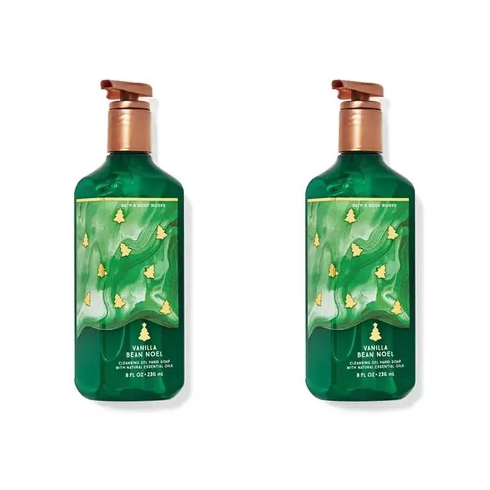 BBW Bath & Body Works 236 мл 2 шт. VANILLA BEAN NOEL Очищающий гель Мыло для рук