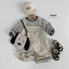 Kids' Striped Casual Korean-Style T-Shirt for Boys and Girls - Trendy and Versatile Baby and Children's Top