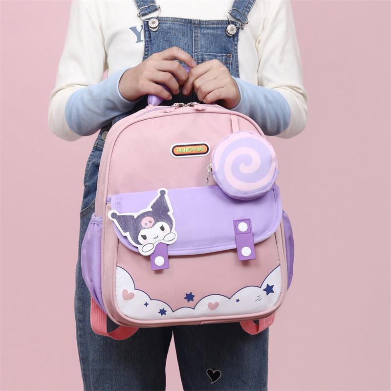 Lightweight And Durable Kids Backpack For School With Cute Cartoon Frog Style