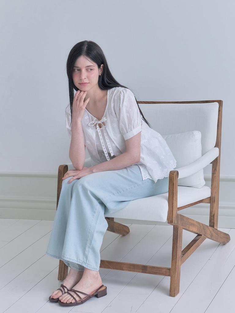 Mejongleuhaleu Edel Lace Blouse (Sleeveless Set) 1 Color