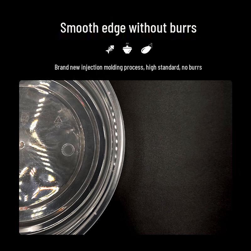 Tongyuan Disposable 500ml Round Transparent Takeaway Food Container