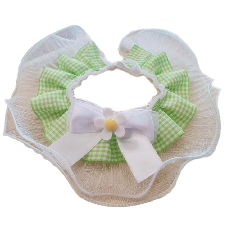 Fashion Small Flower Cats Collar Lace Bib Lace Pet Collar Bib Sweet Cat Necklace