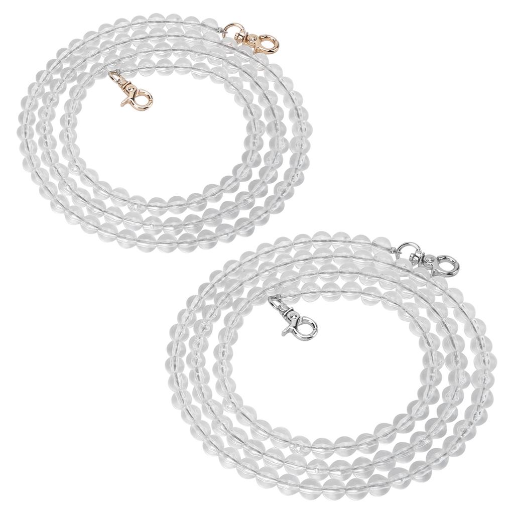 2ks Popruh na tašku Akryl Kov DIY Mobilní telefony Dekorativní doplňky pro dívku ženu 1 metr