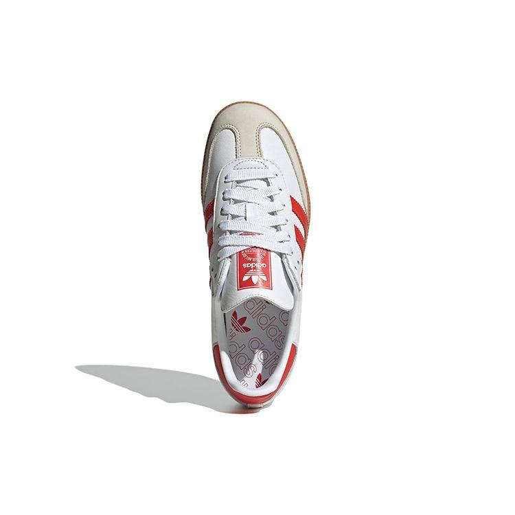 adidas Samba OG White Solar Red Gum Women Sneakers Cloud-White Off-White IF6513