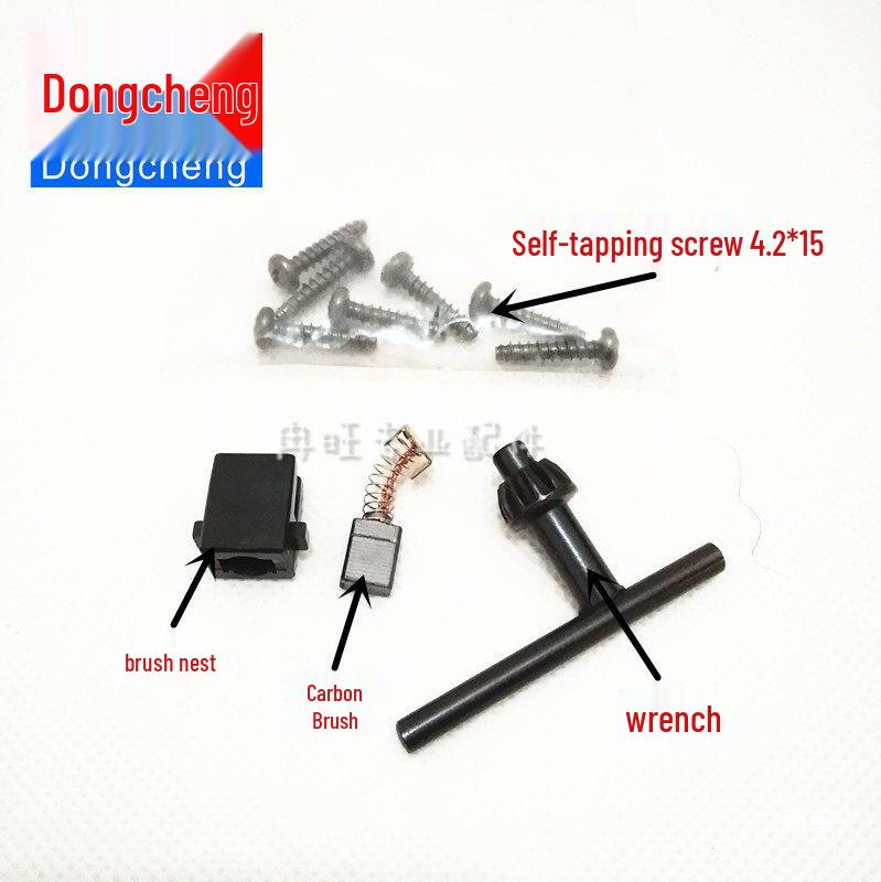 Tillbehörssats för elektrisk borrmaskin: Rotor, Stator, Strömbrytare, Utgående axel, Kugghjul, Kolborste, Hölje J1Z-FF-10A