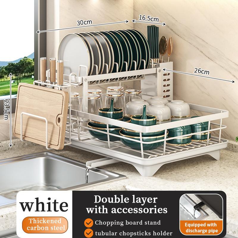 Cross-Border Kitchen Dish & Bowl Storage Drain Rack
