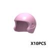 Military Building Blocks Accessories Soldier Figures Soviet Helmets Guard Hat Navy Pirate Firefighter Army Hats Mini Bricks Toys