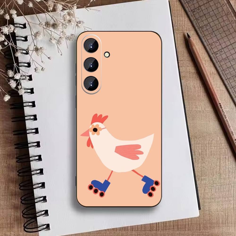 Cute Funny animals Phone Case For Samsung Galaxy A73,A72,A71,A70,A52,A51 Others Soft Black Cover