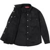 Supreme Faux Suede Snap Shirt Black