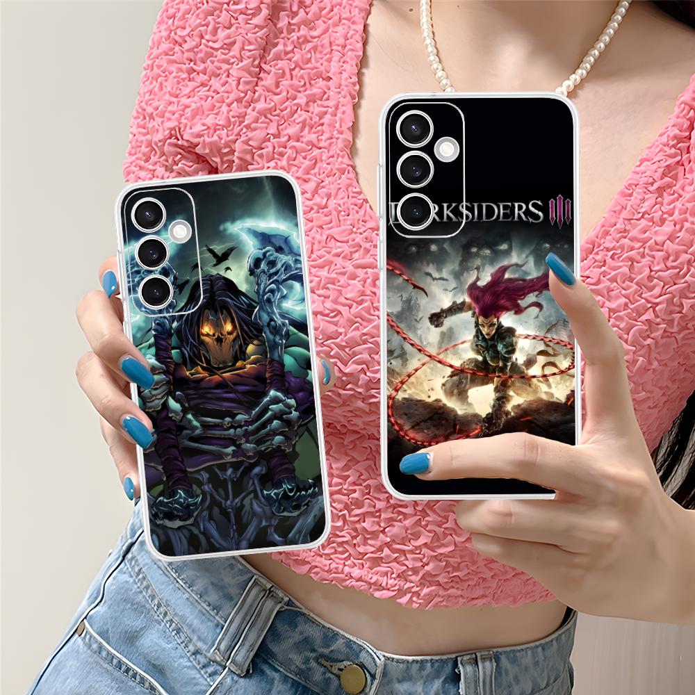 Game Darksiders Mobile Phone Case for Samsung Galaxy S25 S24 S23 S22 S21Plus FE Ultra Clear Colorful Cover Luxury Cellphones