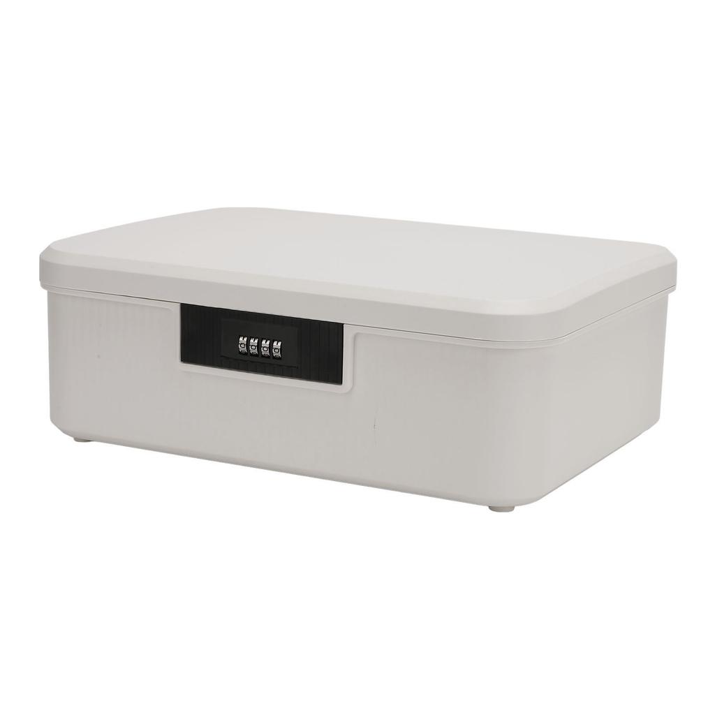 Password Storage Box 16L Capacity Compartment Design File Storage Case Document Organizer with Password Lock for