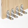 L Shaped Right Angle Bracket with Screw Furniture Joint Bracket Cabinet Support Frame for Particle Boards Tables Beds Chairs