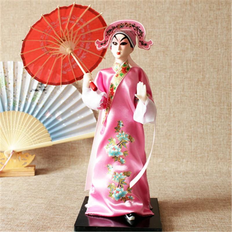 Beautiful Beijing Opera dolls Chinese style Peking Opera Silk doll Beijing special gifts Chinese cultural Rag doll sushi boat