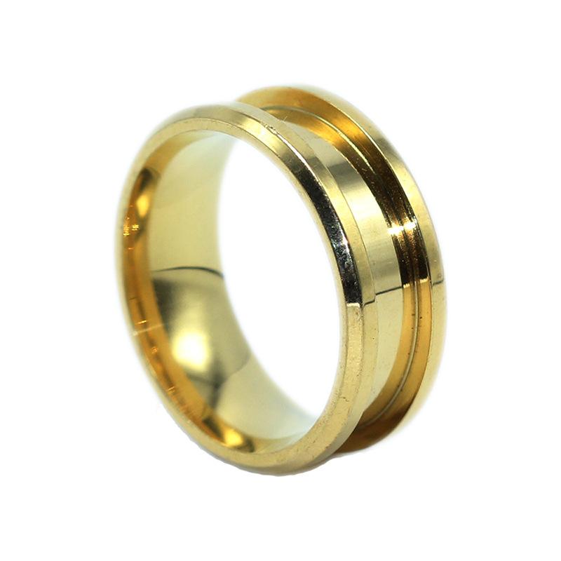 

8mm Handmade Metal Blank Rings DIY Jewelry Making Supplies Craft 6