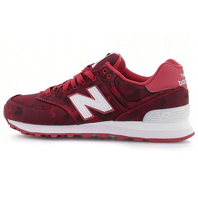 New Balance Women s 574 White Red WL574MWC 37