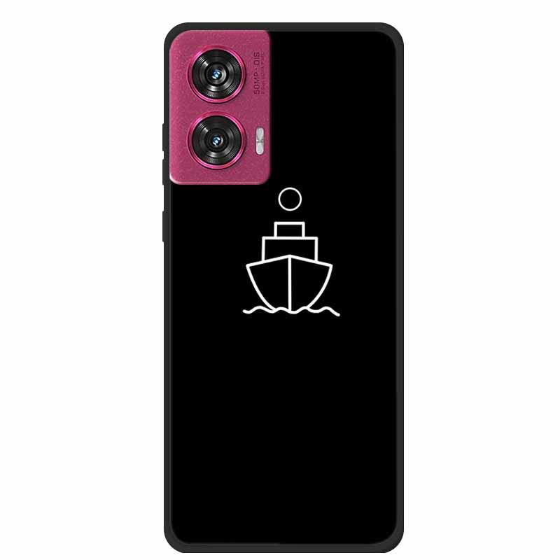 MOTO EDGE 50 Fusion Simple Hollow Lines TPU Soft Phone Case