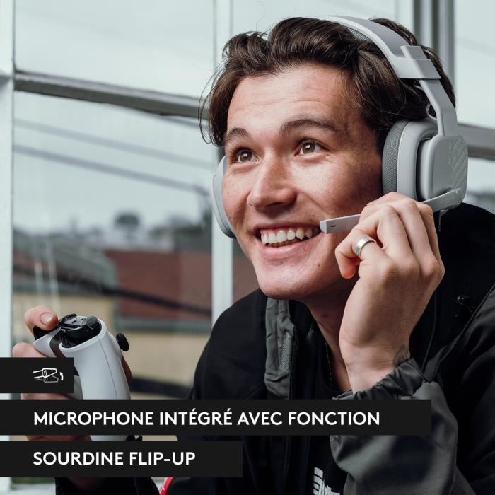 Casque Gaming Filaire ASTRO A10 2e Génération Avec Micro Pour PC - Gris