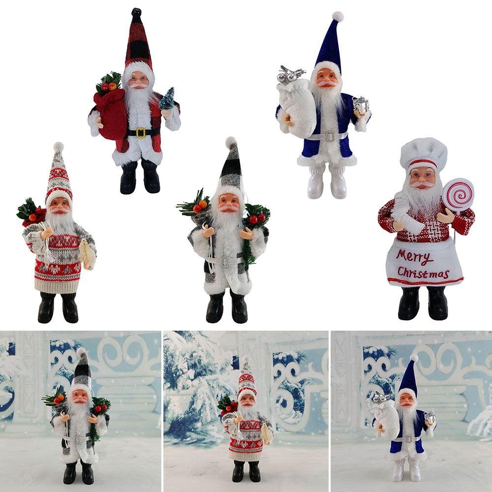 

Принадлежности для вечеринок Стоящий Санта-Клаус Висячие подвески Рождественские украшения Рождественская елка Орнаменты