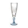 Crystal Champagne Glass - Vivalto - Exotic - Blue - 6 Units - 170 Ml - Modern - Multicolored - Birthday Theme