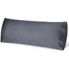 Fittia Body Pillow Case 20x54, Soft Silky Cooling Body Pillow Cover with Envelope Closure, Breathable Cooling Pillow Case 1 Pack, Dark Grey