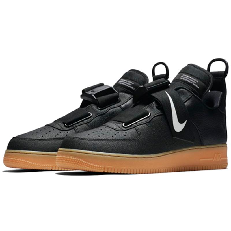 Nike Air Force 1 Utility Black Gum Sneakers AO1531-002