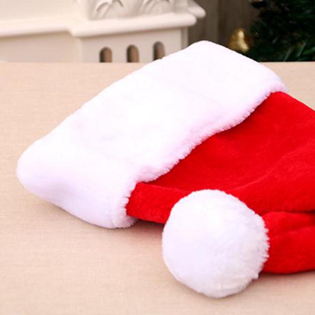 Christmas Cap Thick Ultra Soft Plush Cute  Holiday Fancy Dress Hat