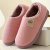 Ladies Bag Heel Winter Cotton Slippers Men Indoor Warm Plush Footwear NonSlip Platform Slipper Couple Women Casual Comfort Shoes
