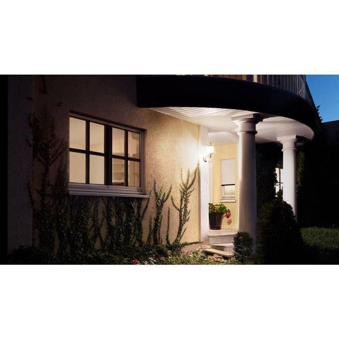 Applique extérieure avec détecteur steinel l 15 s 60w ip44 e27 - noir - contemporain - design