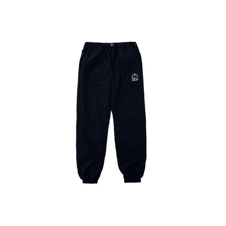 MLB New York Yankees Casual Pants Unisex Black Moderate Cuffed Pants 3FWP08014-50BKS