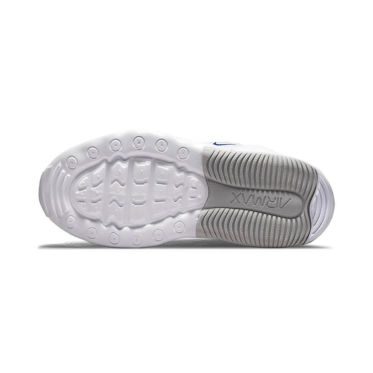 Nike Air Max Bolt Low top Running Shoes White Gray Blue Children Aged 3 7 Years Old CW1627-004