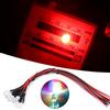 50Pcs 12V Prewired Light Emitting Diode with Round Head LED Light Bead 5mm Multicolor Quick Flashing
