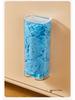 Punch-Free Wall-Mounted Trash Bag Storage Box - Transparent Plastic Wrap Sleeve Organizer for Kitchen
