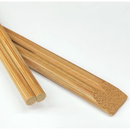 Iwai Sangyo Disposable Chopsticks, Carbonized Smooth Bamboo, 24cm, Pack of 100, for Commercial Use