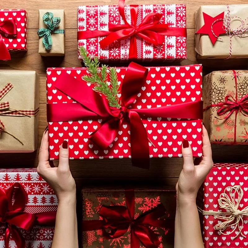50/1PCS Christmas Artificial Branches Fake Plants Pine Needles Wreath Vine Rattan for Xmas Tree Gift Box Wedding Flowers Decor