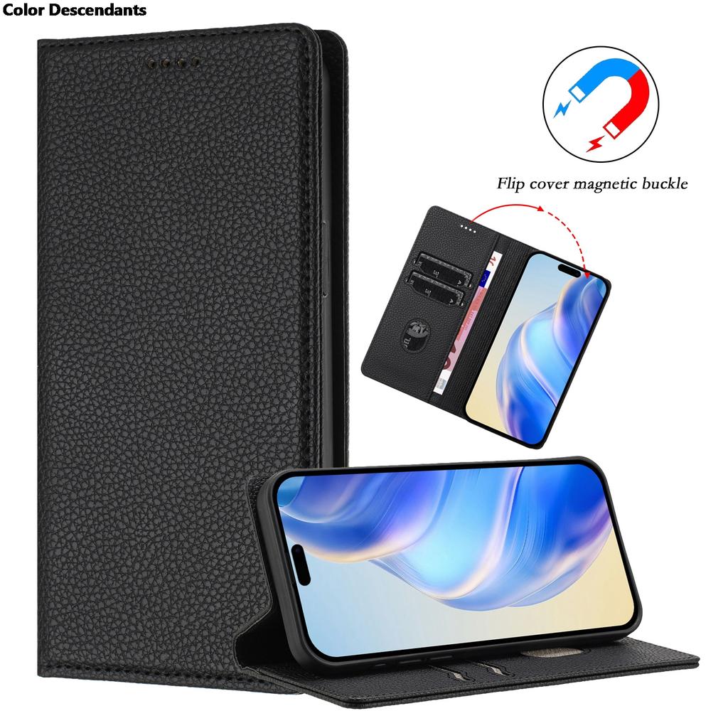 Magnetic Flip Phone Case for VIVO Y400 Y500 X300I X200S V60 Y76 Y31 Y39 V50 LITE S30 iQOO Z9X Leather Book Case with Card Slots