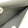 HERMES Dogon Long Wallet Bifold Long Wallet Togo Grimette (presumed) gray