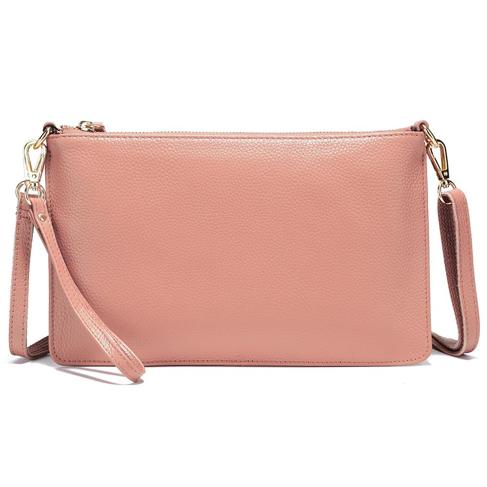 Zency Kvinner Skulderveske Myk Skinn Håndveske Clutch