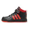 adidas Neo Postmove Mid Zapatillas de Skate de Caña Alta para Niños, Modernas, Casuales, Duraderas, con Soporte y Absorción del Sudor, Negro Rojo IE4245