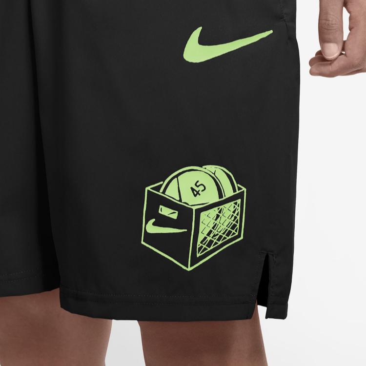 Nike Flex Print Woven Training Shorts Men Bottoms Black CZ2428-010