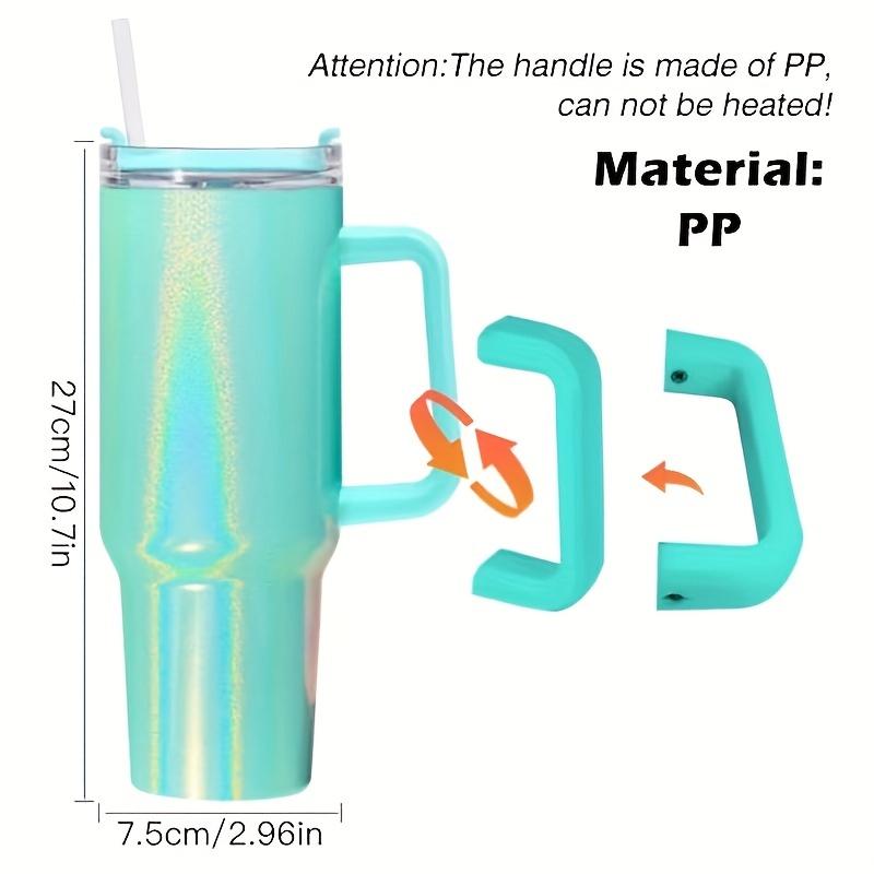 40Oz Stainless Steel Thermos Cup With Handle Lid and Straw Insulated Rainbow Paint Travel Mug For Hot And Cold Beverages Outdoor