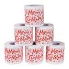 Roll Printing Paper Towel Party Santa Head Toilet Paper Environmentally Friendly Color Printing Pattern Small Roll Toilet Paper
