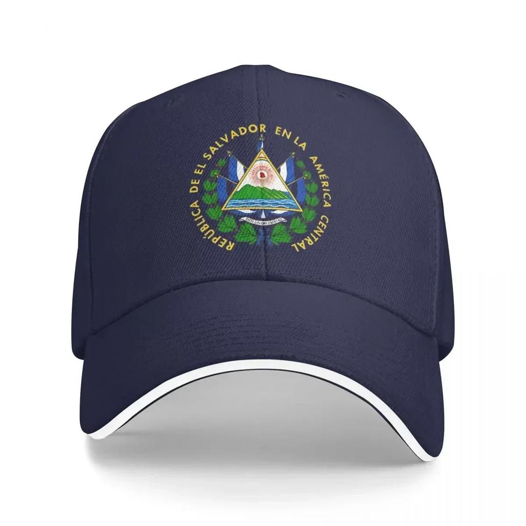 Wappen El Salvadors Baseballkappe Kpop Rock Großhandel Hip Hop Hüte Damen Unisex yk Lustiger Aufdruck Snapback Kappe