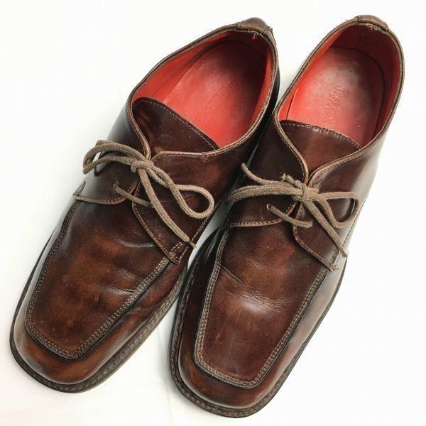 JEFFRY-WEST Made In England U-Tip Business Shoes Size 8 26.5 Brown Men’s(USED)