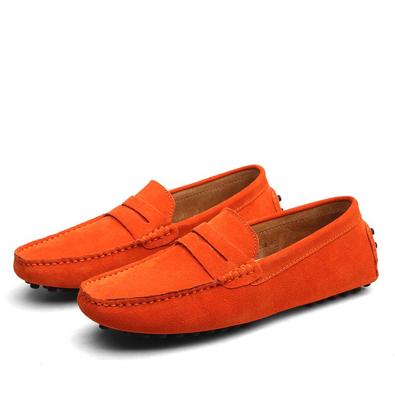 Fashion Handmade New Men Shoes Genuine Leather Mens Loafers Moccasins Slip On Men's Flats Male Driving Shoes All-match Men Casual Shoes