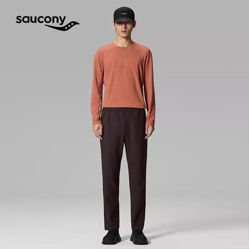 Saucony Men s Moisture-Wicking Elastic Waist Knit Long Pants XL