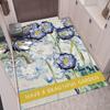 Cross-border Oil Painting Style Non-slip Entrance Mat for Home - Washable, Dirt-Wiping, Cuttable Coil Mat