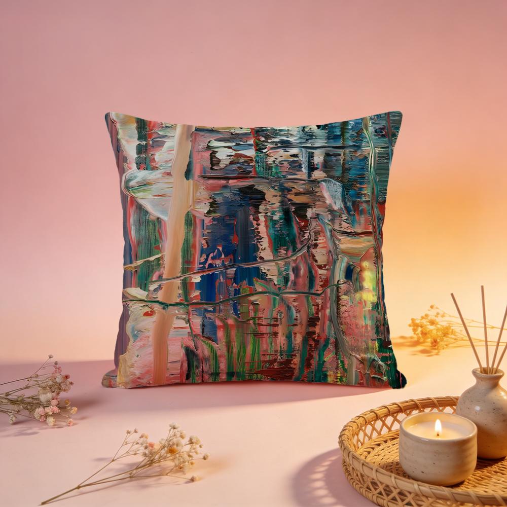 Trendy Ggerhard Richterable Cushion Cover Comfortable Durable Pillow Cover MultiScene for Home Office Car Sofa