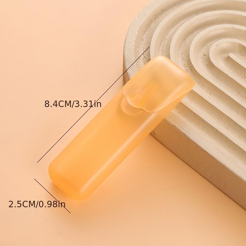 New Mini Storage Box Plastic Toothpick Floss Storage Box Portable Transparent Travel Organizer for Small Items Kitchen Supplies жёлтый 697₽