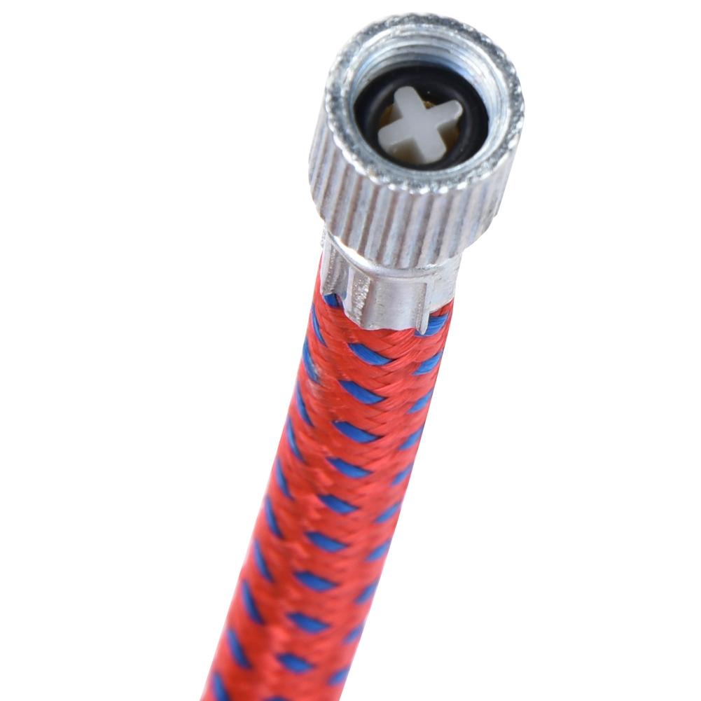 2 Pcs Outdoor   Pumping Cycling Bike Inflatable Pump Extension Tube(copper)